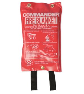 COMMANDER CPF18X18 FIRE BLANKET - 1.2 X 1.2MTR
